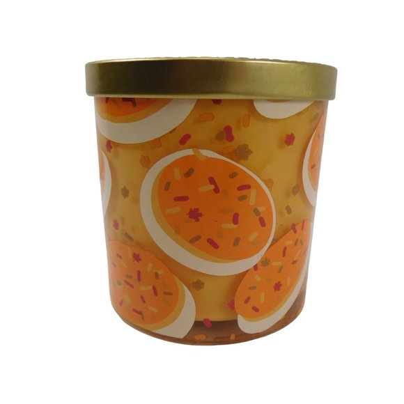 Opalhouse 15.1oz Lidded Glass Jar 2-Wick Candle frosted Sugar Cookies Soy Wax - Picture 7 of 9